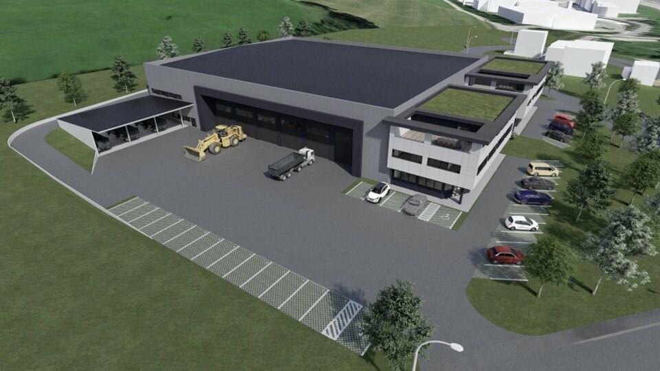 A vendre - A louer Projet neuf d'entrepôt avec bureaux d'accompagnement sur la commune d'Allonzier-la-Caille