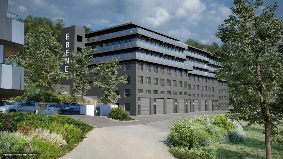 A vendre - Bâtiment EBENE - Locaux d'activités neufs sur le Parc de Calvi à Poisy. 3957 m² divisibles à partir de 96 m². Disponible au S2 2026
